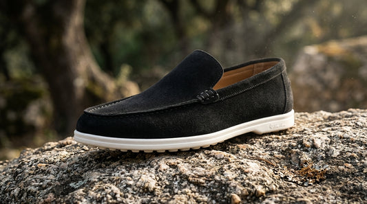 Black Suede Loafer