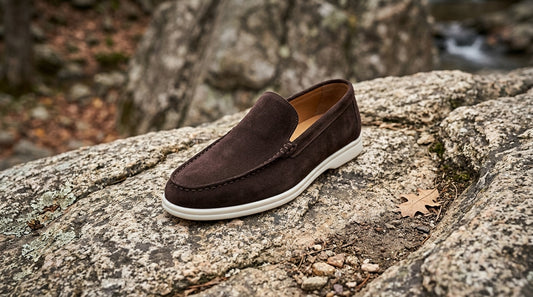 Dark Brown Suede Loafer